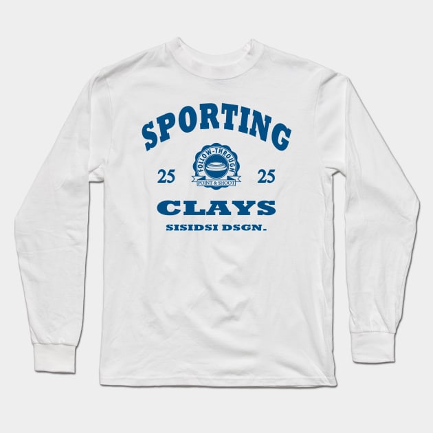 sporting clays Long Sleeve T-Shirt by sisidsi